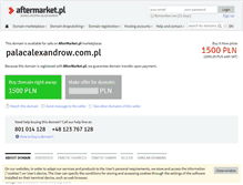 Tablet Screenshot of palacalexandrow.com.pl